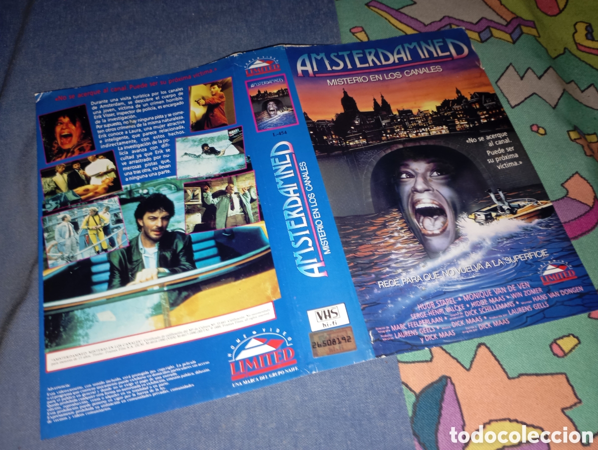 Cine: Car&aacute;tula vhs- amsterdamned - Foto 1