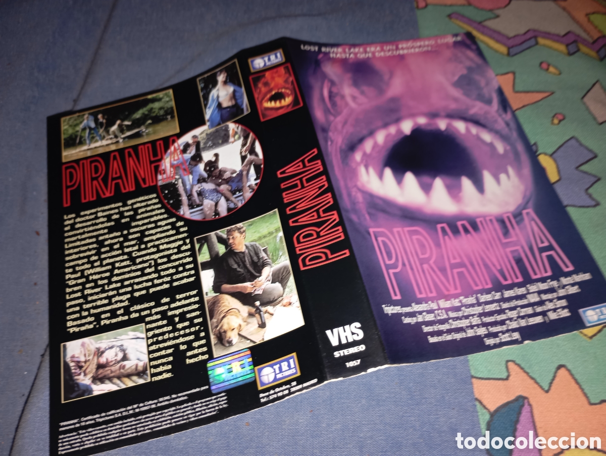 Cine: Car&aacute;tula vhs- piranha - Foto 1