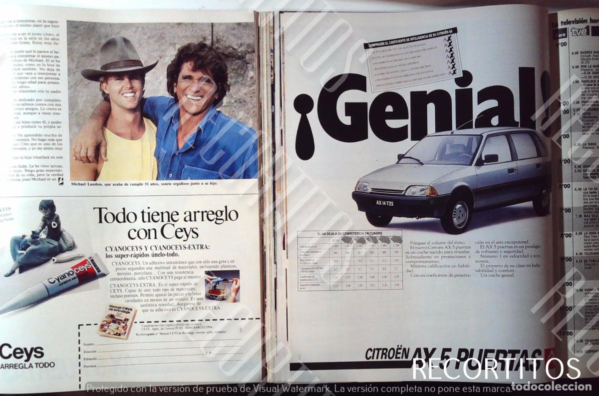 Cine: CITROEN AX5 MICHAEL LANDON - Foto 1