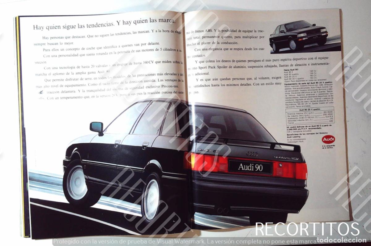 Cine: AUDI 90 ANUNCIO PUBLICIDAD - Foto 1