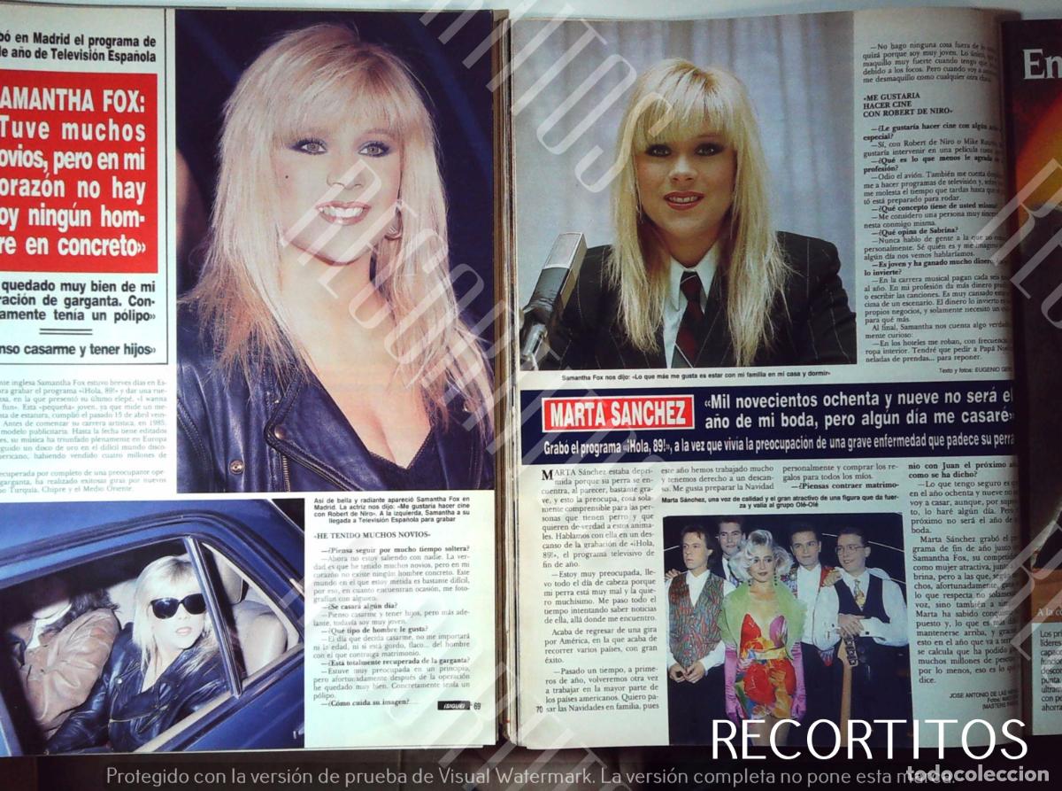 Cine: SAMANTHA FOX MARTA SANCHEZ OLE OLE - Foto 1