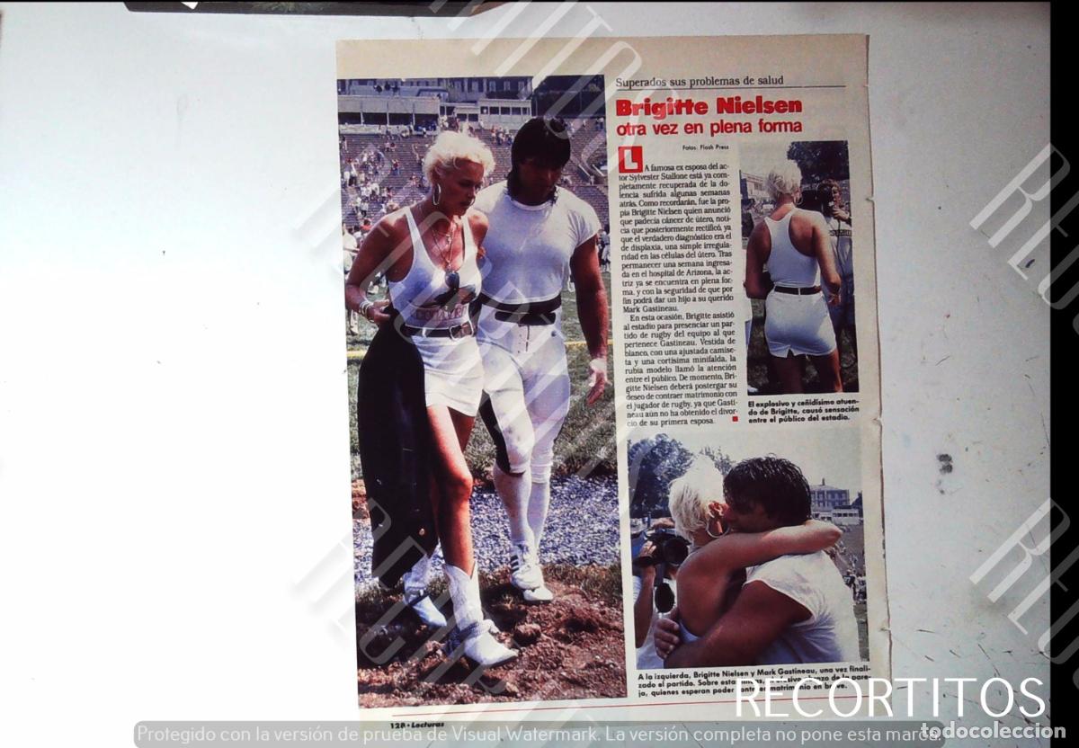 Cine: BRIGITTE NIELSEN SYLVESTER STALLONE - Foto 1