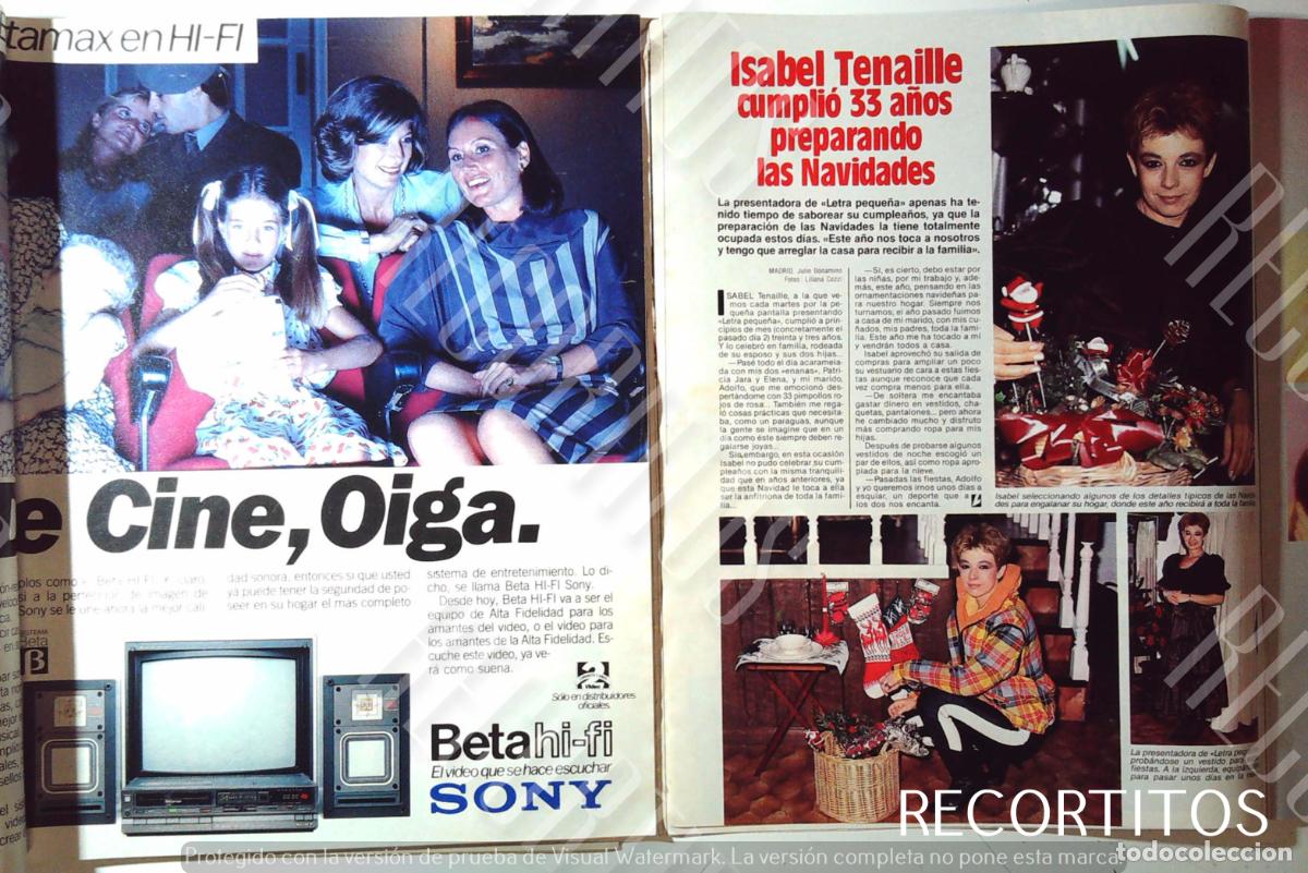 Cine: ISABEL TENAILLE EN NAVIDAD 1984 - Foto 1