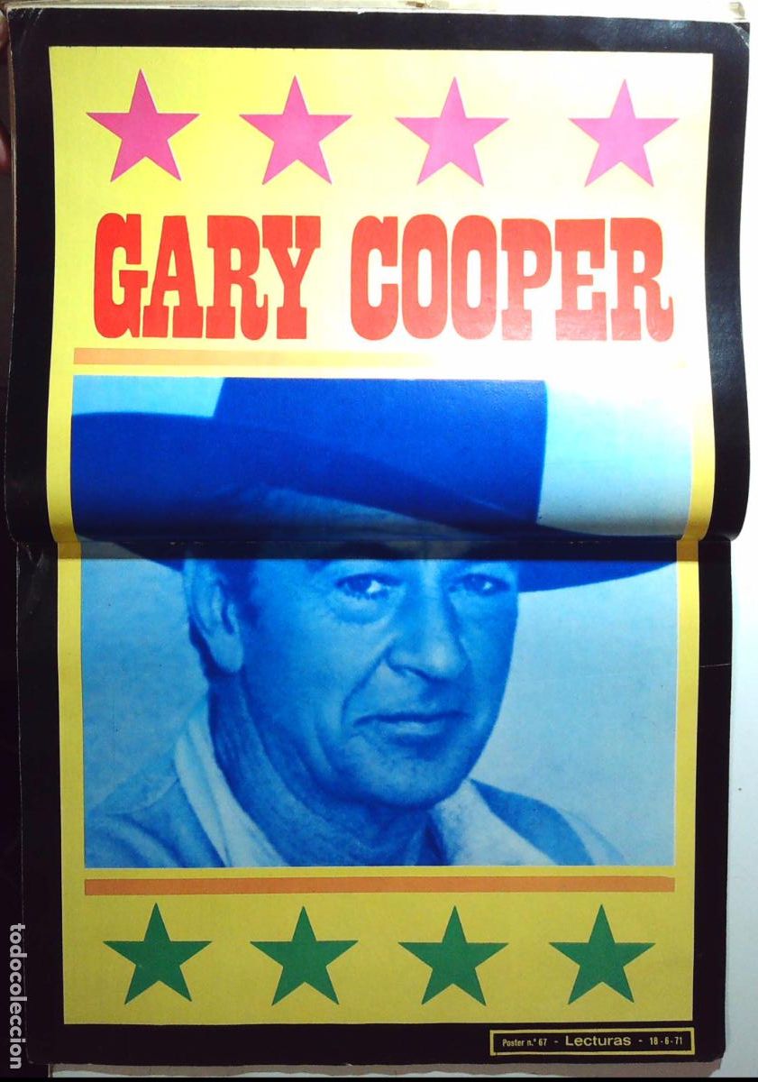 Cine: POSTER GARY COOPER 1971 - Foto 1