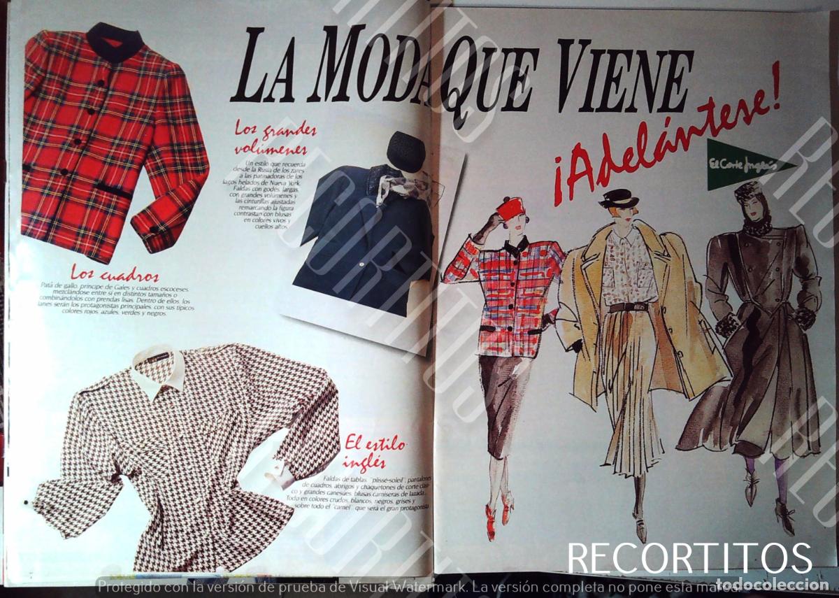 Cine: 1987 LA MODA EN EL CORTE INGLES - Foto 1