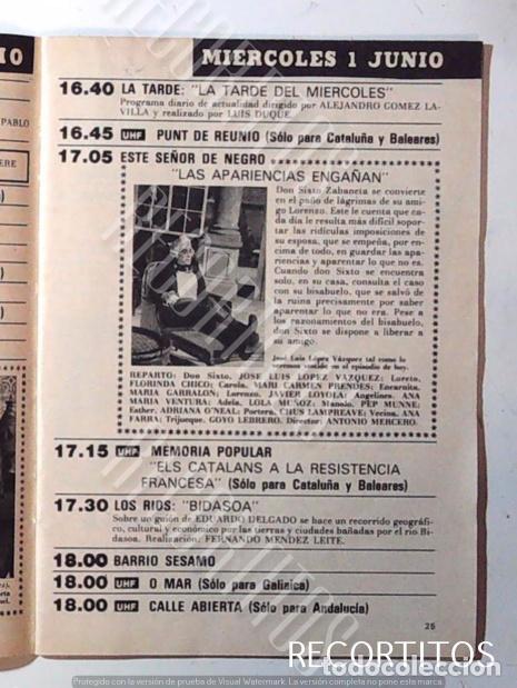 Cine: ESTE SE&Ntilde;OR DE NEGRO ANTONIO MERCERO - Foto 1