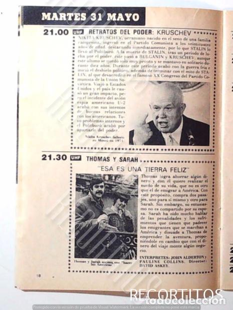 Cine: RETRATOS DE PODER KRUSCHEV THOMAS Y SARAH JOHN ALCERTON PAULINE COLLINS - Foto 1