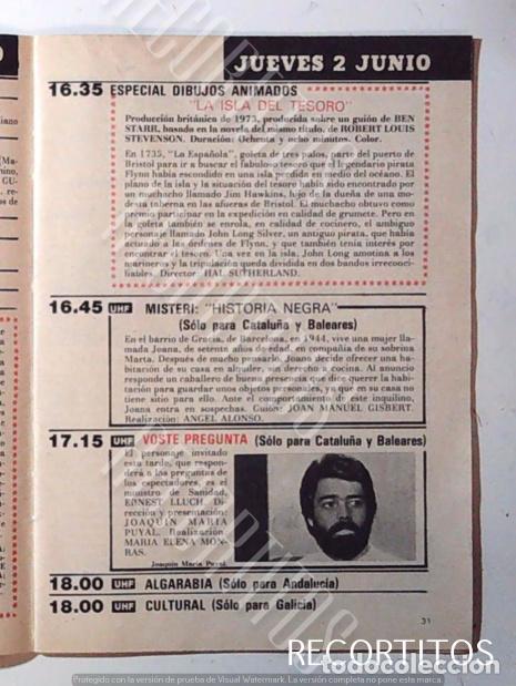 Cine: VOSTE PREGUNTA JOAQUIN MARIA PUYAL - Foto 1