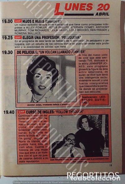 Cine: JENNIFER JONES DUELO AL SOL FOLLOW THROUGH - Foto 1