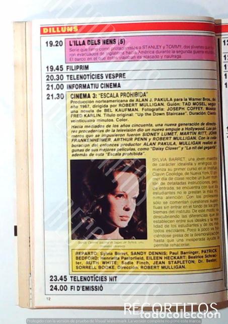 Cine: ESCALA PROHIBIDA SANDY DENNIS - Foto 1