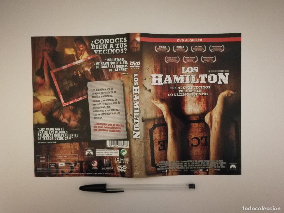 Cine: CARATULA ORIGINAL -A4- LOS HAMILTON - TERROR - Foto 1