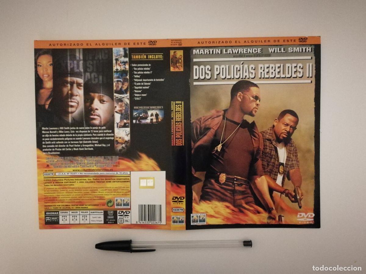 Cine: CARATULA ORIGINAL -A4- DOS POLICIAS REBELDES 2 - WILL SMITH
