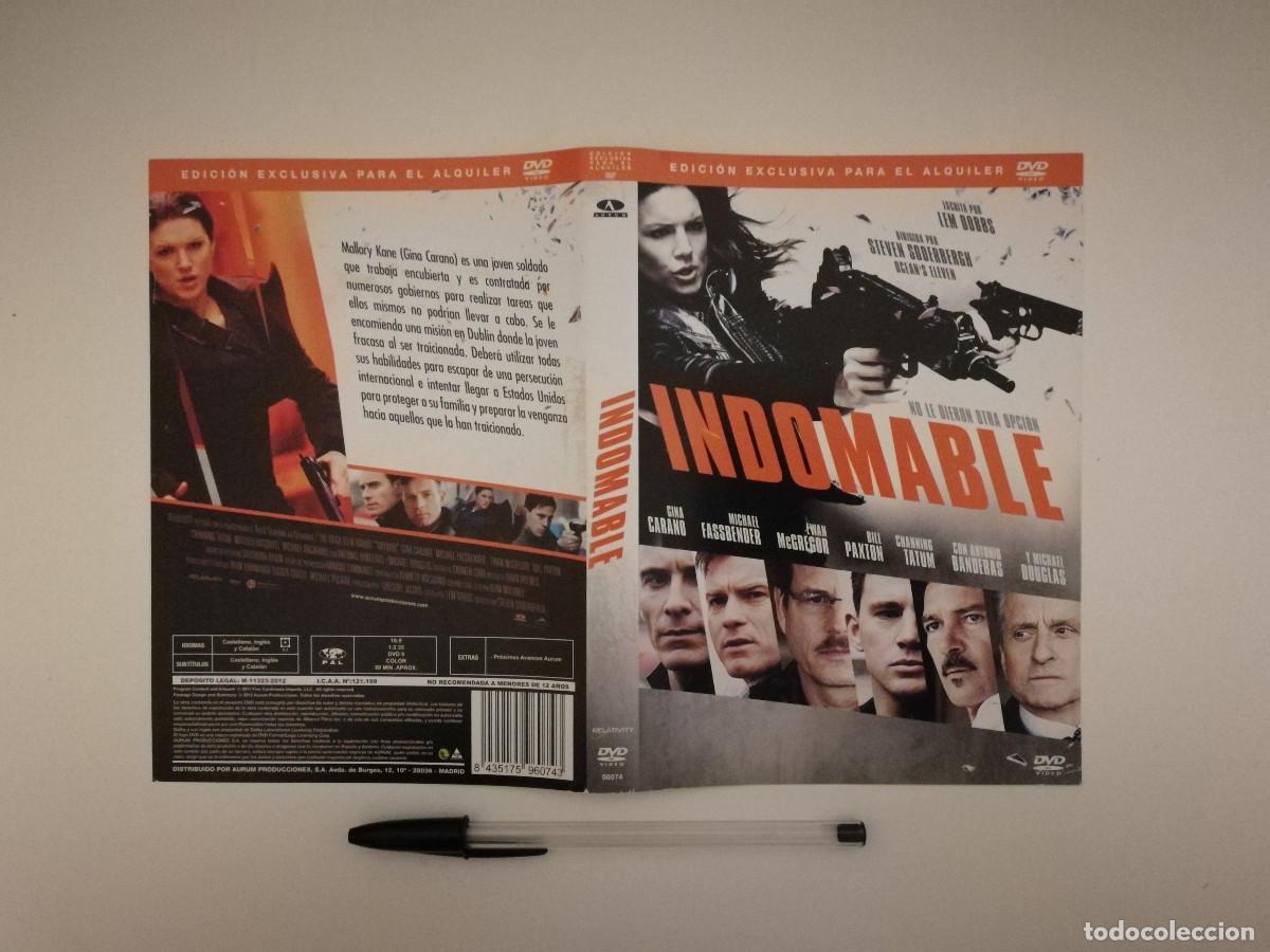 Cine: CARATULA ORIGINAL -A4- INDOMABLE - Gina Carano - Steven Soderbergh - Foto 1
