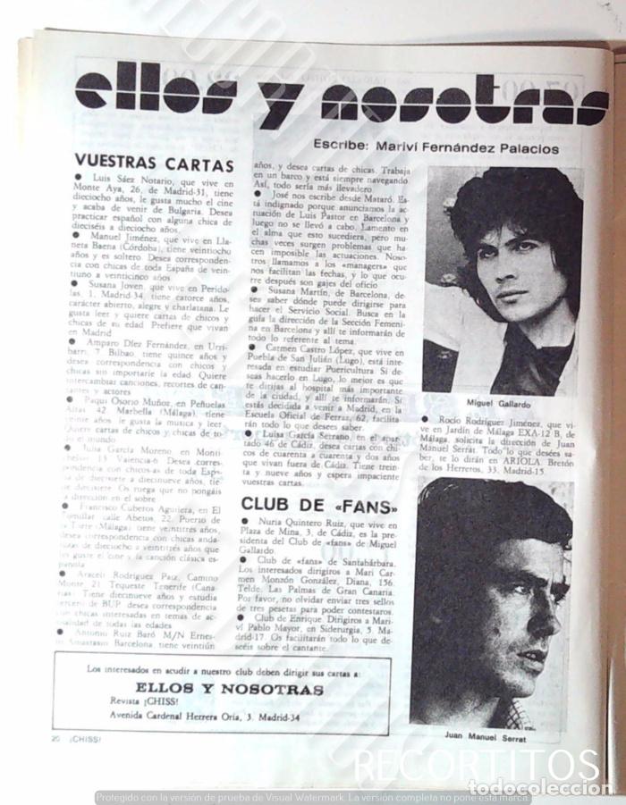 Cine: MIGUEL GALLARDO JOAN MANUEL SERRAT - Foto 1