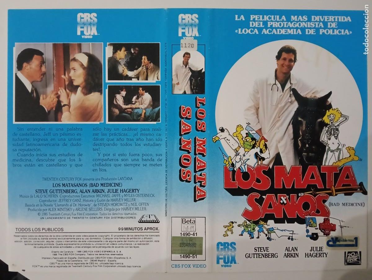 Cine: CARATULA - LOS MATASANOS CBS FOX BETA - Foto 1