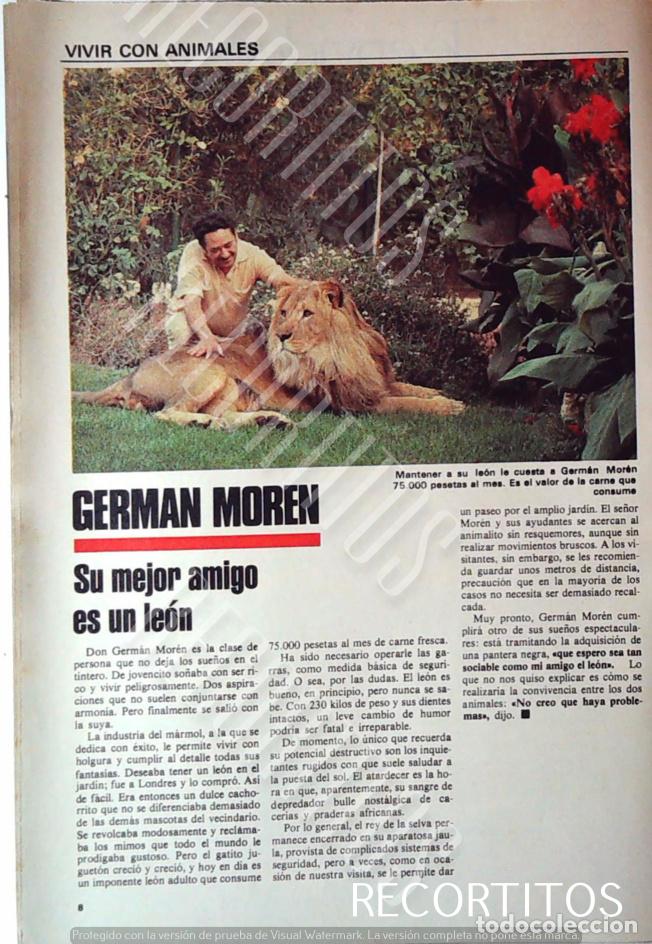 Cine: GERMAN MOREN Y SU LEONA - Foto 1
