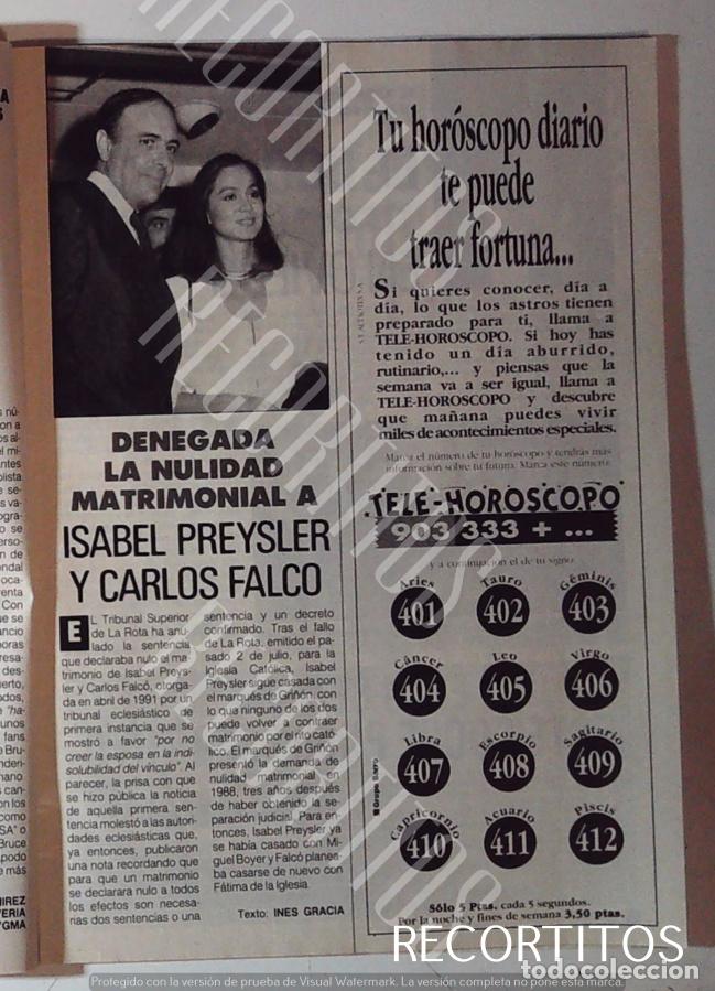 Cine: ISABEL PREYSLER CARLOS FALCO - Foto 1