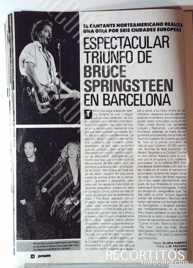 Cine: BRUCE SPRINGSTEEN EN BARCELONA - Foto 1