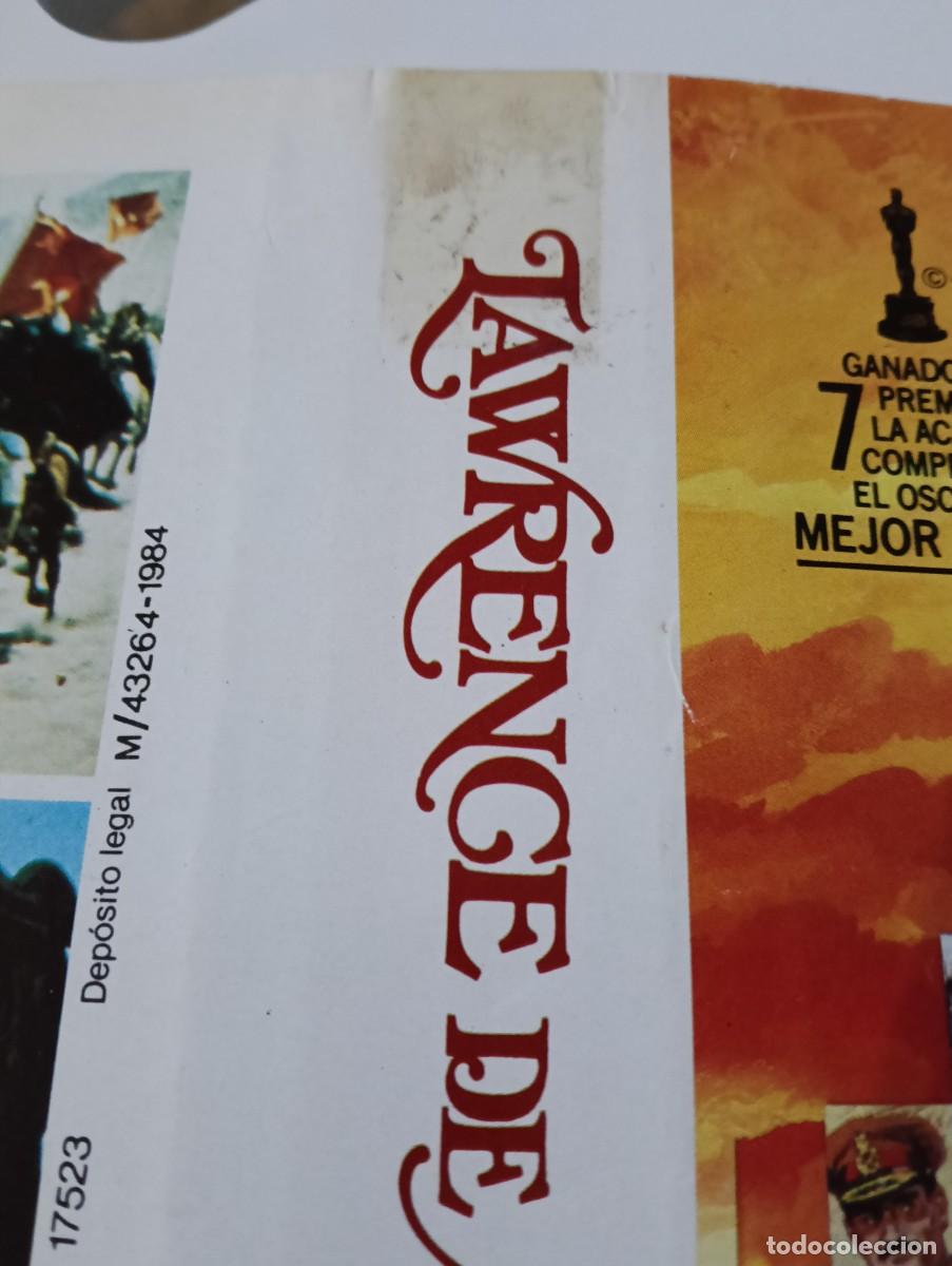 Cine: CARATULA - LAWRENCE DE ARABIA RCA BETA - Foto 2