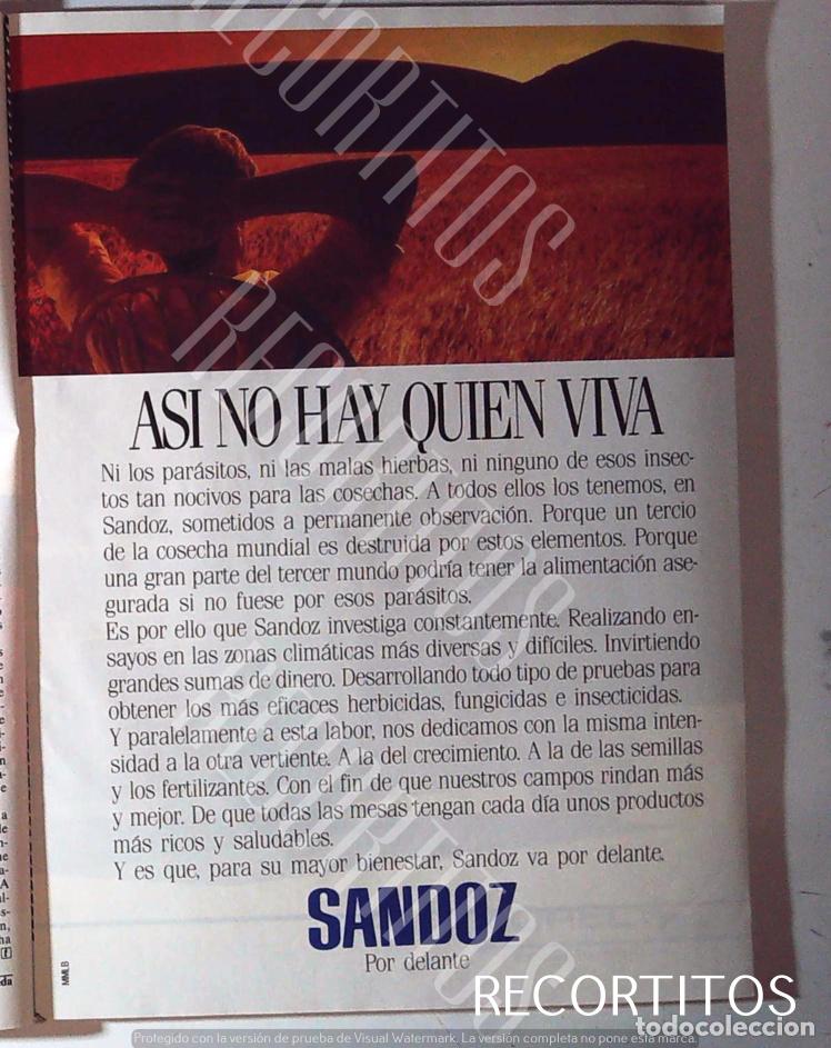 Cine: SANDOZ ANUNCIO PUBLICIDAD - Foto 1