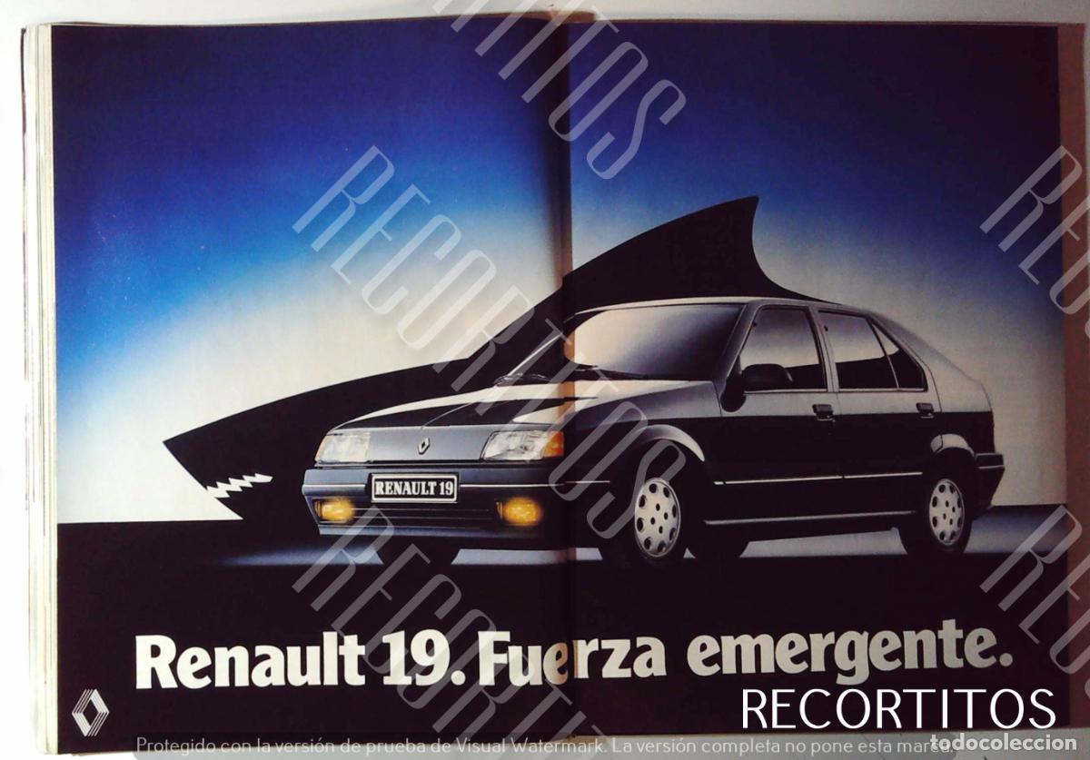 Cine: RENAULT 19 ANUNCIO PUBLICIDAD - Foto 1
