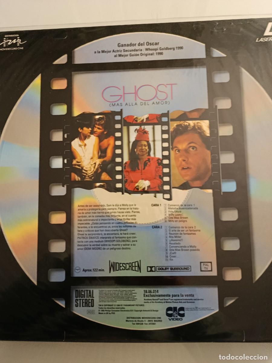 Cine: Laser disc de la pel&iacute;cula Ghost - Foto 1