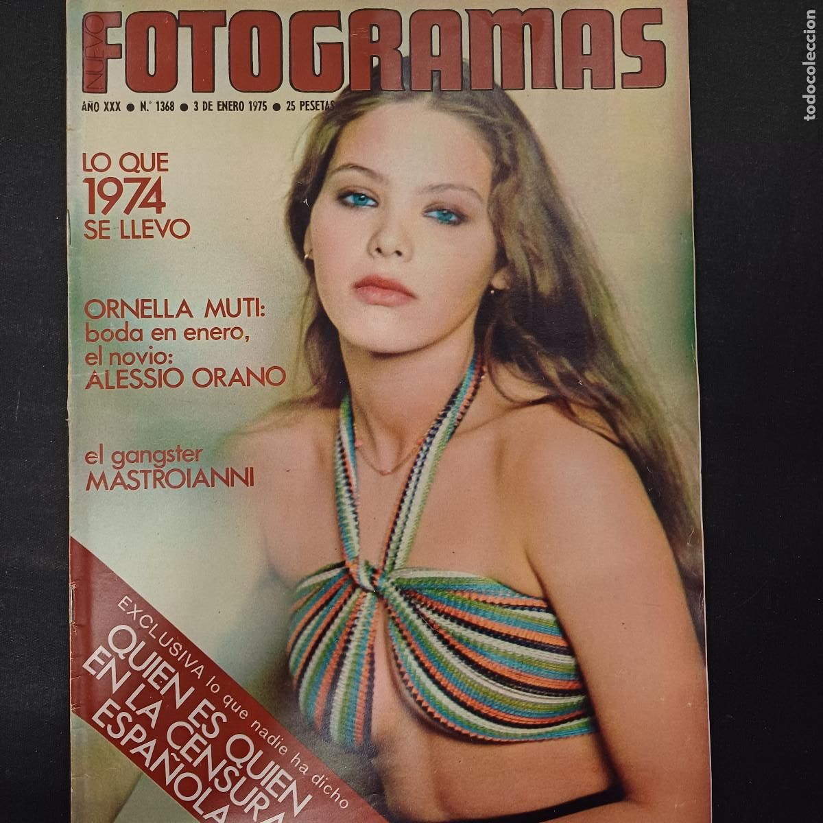 Cinema: NUEVO FOTOGRAMAS/REVISTA DE CINE N&ordm; 1368/ORNELLA MUTI.