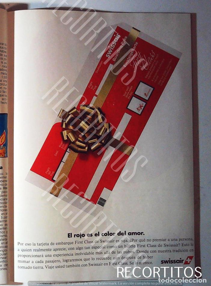 Cinema: SWISS AIR AEROLINEAS SUIZAS ANUNCIO PUBLICIDAD