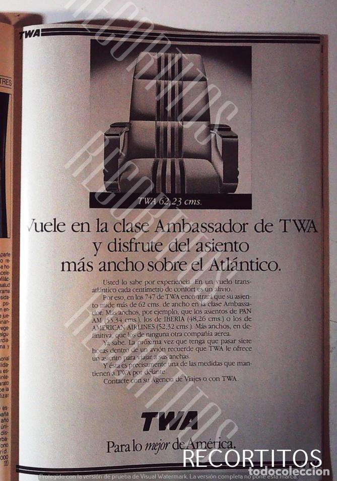 Cine: TWA ANUNCIO PUBLICIDAD - Foto 1