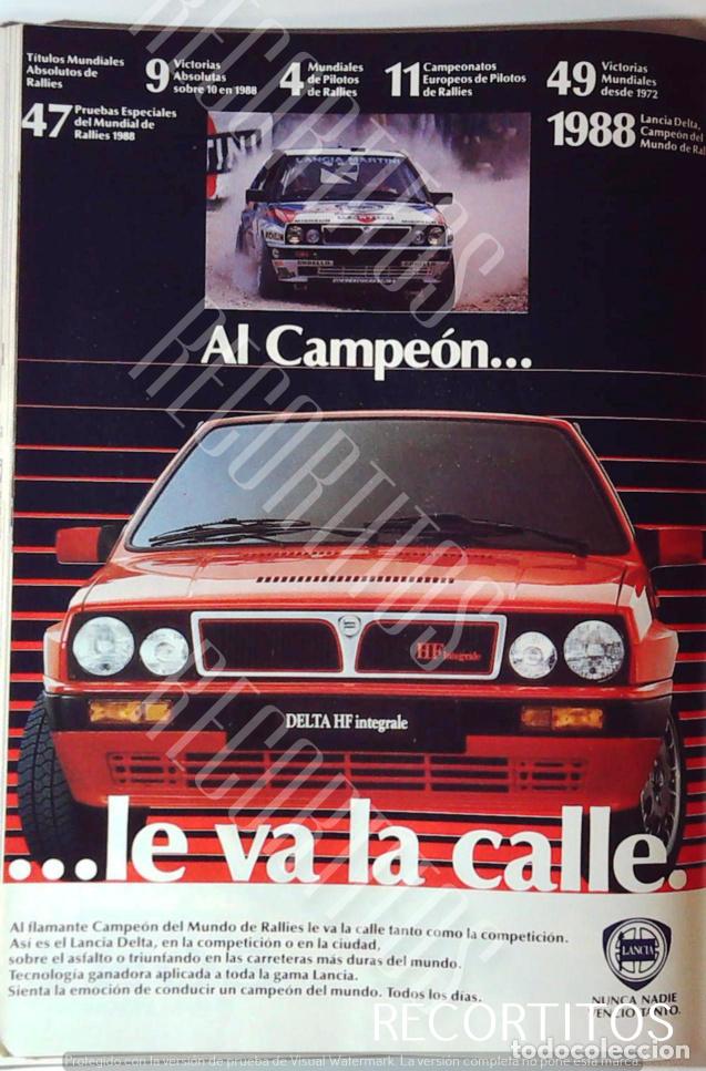 Cinema: LANCIA DELTA HF TURBO ANUNCIO PUBLICIDAD