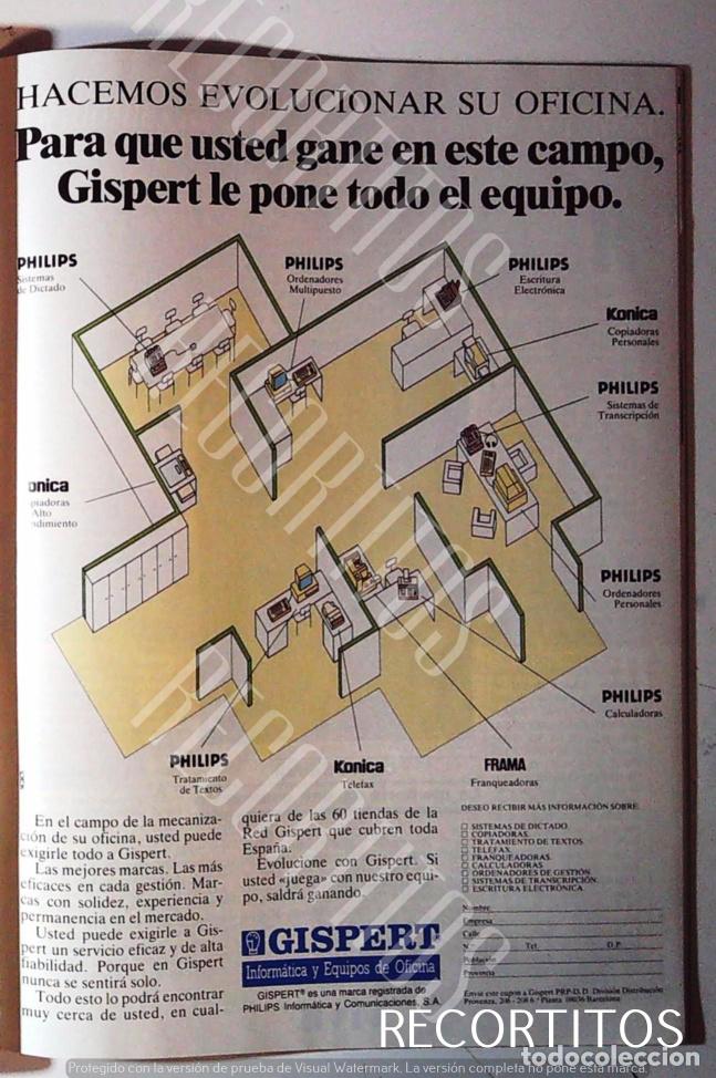 Cine: GISPERT INFORMATICA PHILIPS COMPUTERS PUBLICIDAD FORMULA 1