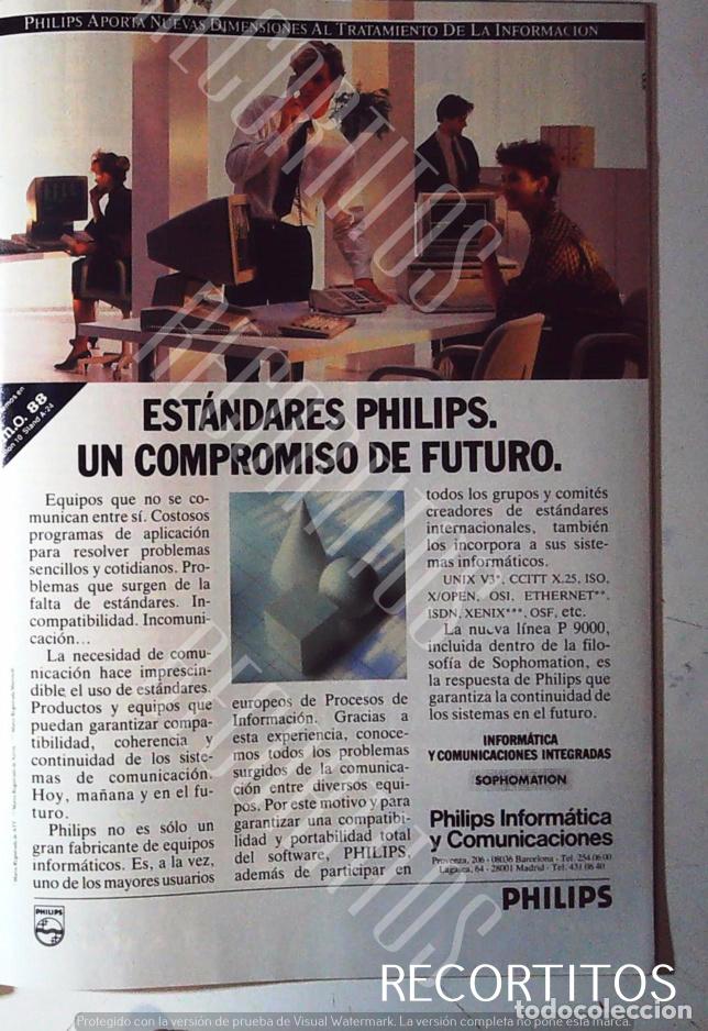 Cine: PHILIPS INFORMATICA ANUNCIO PUBLICIDAD - Foto 1