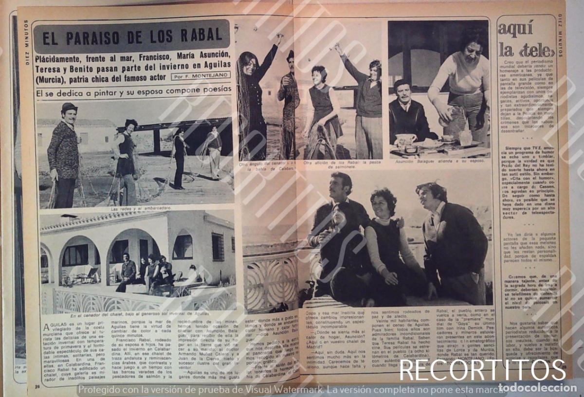 Kino: PACO RABAL ASUNCION BALAGUER TERESA LA CASA DE AGUILAS MURCIA