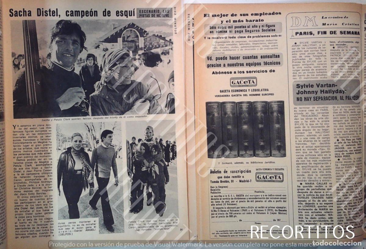 Cine: SACHA DISTEL CAMPEON DE ESQUI