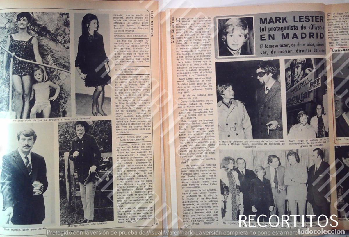 Cinema: MARK LESTER EN MADRID OLIVER