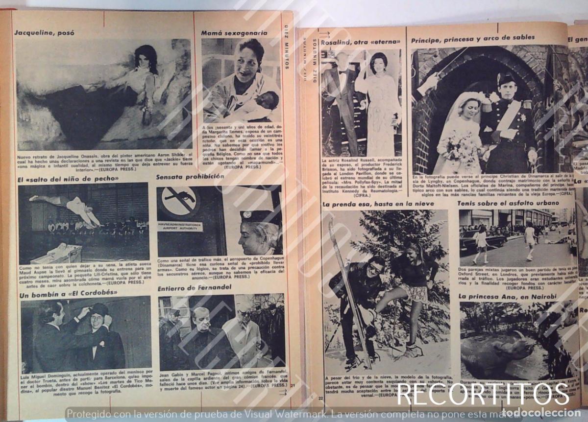 Cinema: FERNANDEL JENA GABIN EL CORDOBES JACQUELINE KENNEDY ROSALIND RUSSEL ANA DE INGLATERRA EN NAIROBI CHR