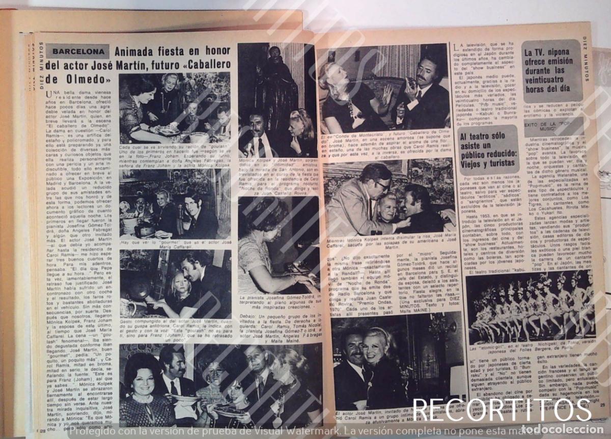Cinema: MONICA KOLPEK PEPE MARTIN JOSE FRANZ JOHAM JOSE MARIA CAFFARELL CAROL RAMISJOSEFINA GOMEZ TOLDRA