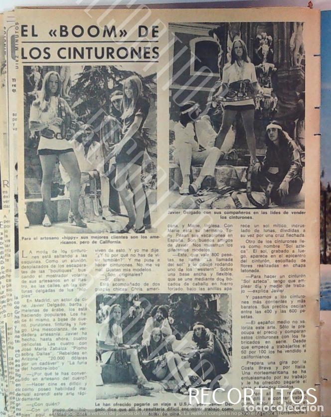 Cine: 1971 LA MODA EL BOOM DE LOS CINTURONES