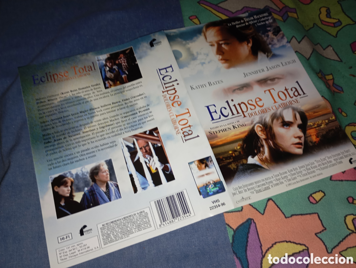 Cine: Car&aacute;tula vhs- eclipse total- caja grande - Foto 1