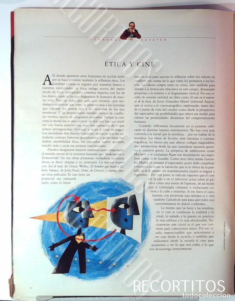 Cine: FERNANDO SAVATER ETICA Y CINE - Foto 1