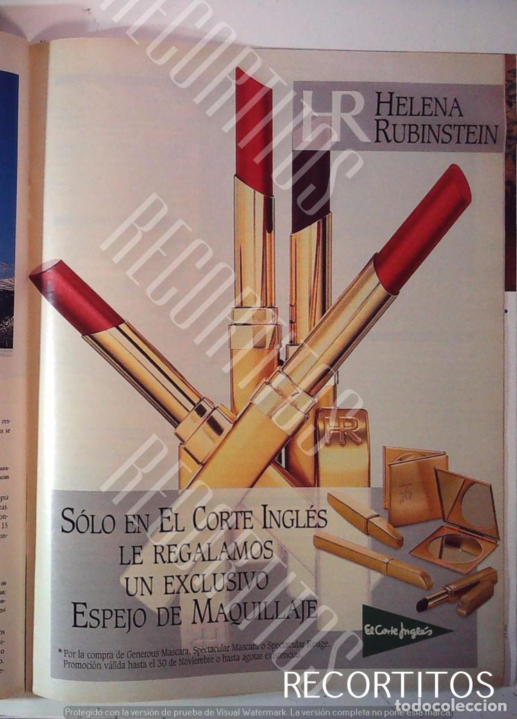 Kino: HELENA RUBINSTEIN ANUNCIO PUBLICIDAD el corte ingles