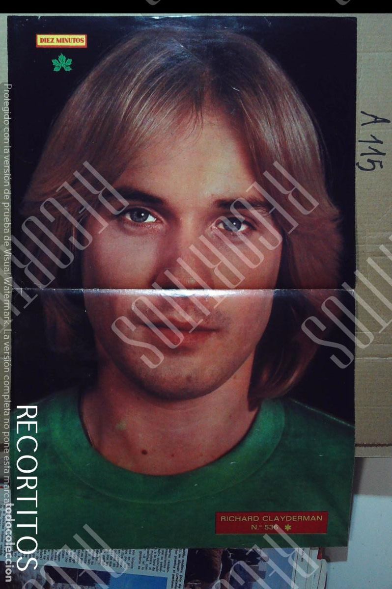 Cine: poster RICHARD CLAYDERMAN MIGUEL GALLARDO ROCIO DURCAL CAMILO URSULA ANDRESS MANOLO ESCOBAR