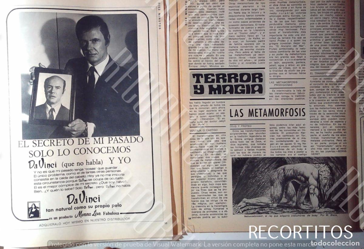 Cin&eacute;ma: TERROR Y MAGIA LA METAMORFOSIS PELUCAS DA VINCI