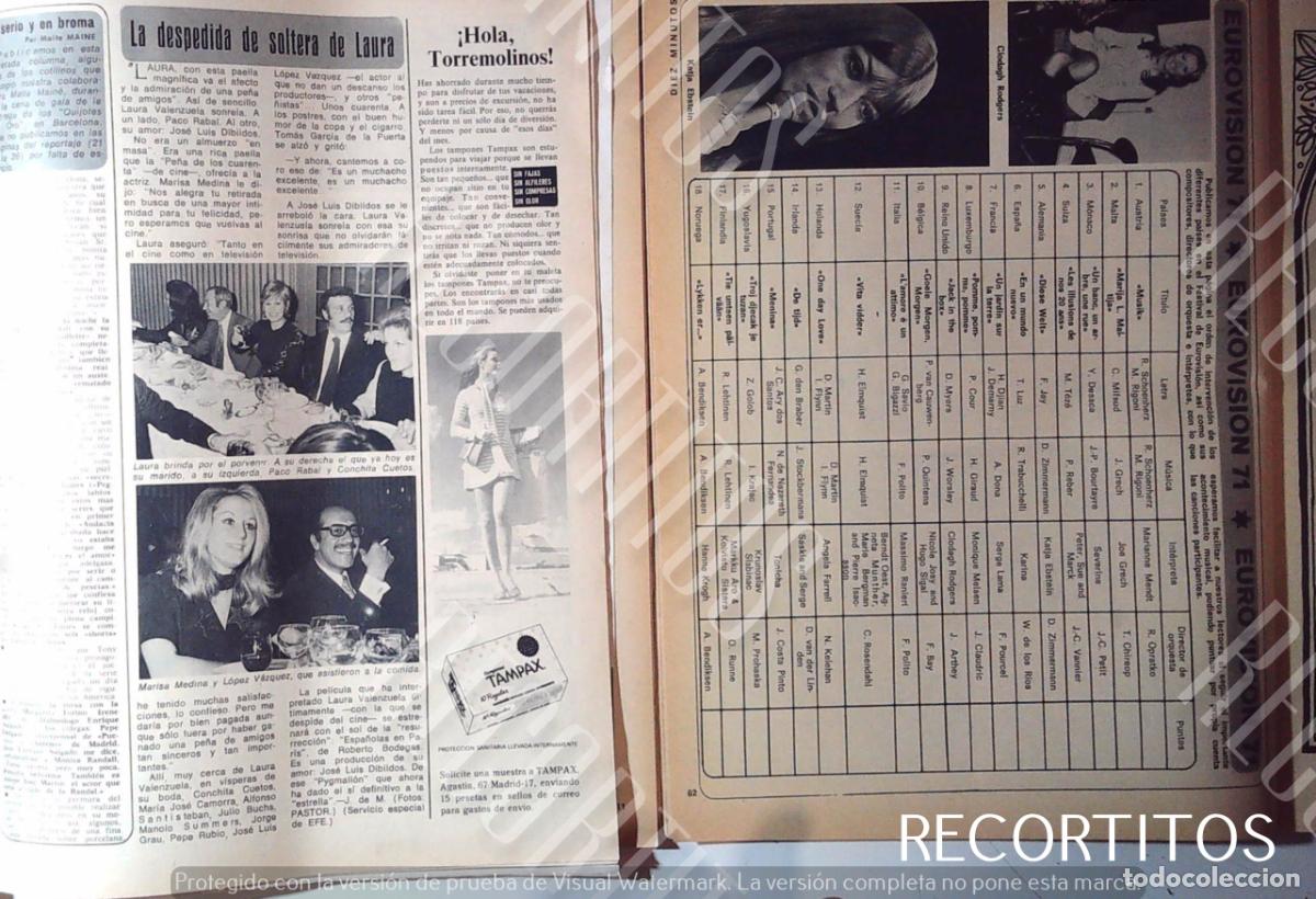 Cin&eacute;ma: JOSE LUIS LOPEZ VAZQUEZ MARISA MEDINA TAMPAX CONCHA CUETOS PACO RABAL LAURA VALENZUELA