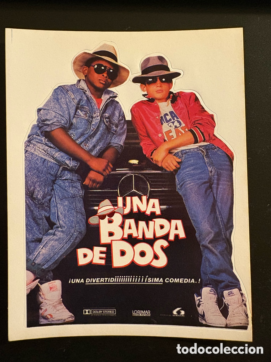 Cine: Pegatina pel&iacute;cula UNA BANDA DE DOS (Big Shots) con Ricky Busker, Darius McCrary, Robert Prosky