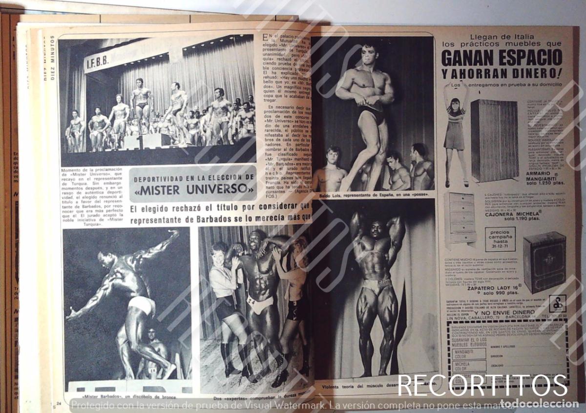Cin&eacute;ma: MISTER UNIVERSO 1971