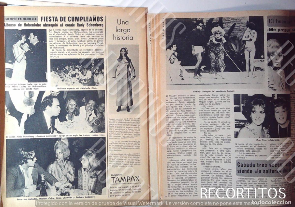 Cin&eacute;ma: ALFONSO DE HOHENLOHE CONDE RUDY SCHONBERG MICHAEL CAINE LINDA BARBARA ANDERSON CHRISTIAN