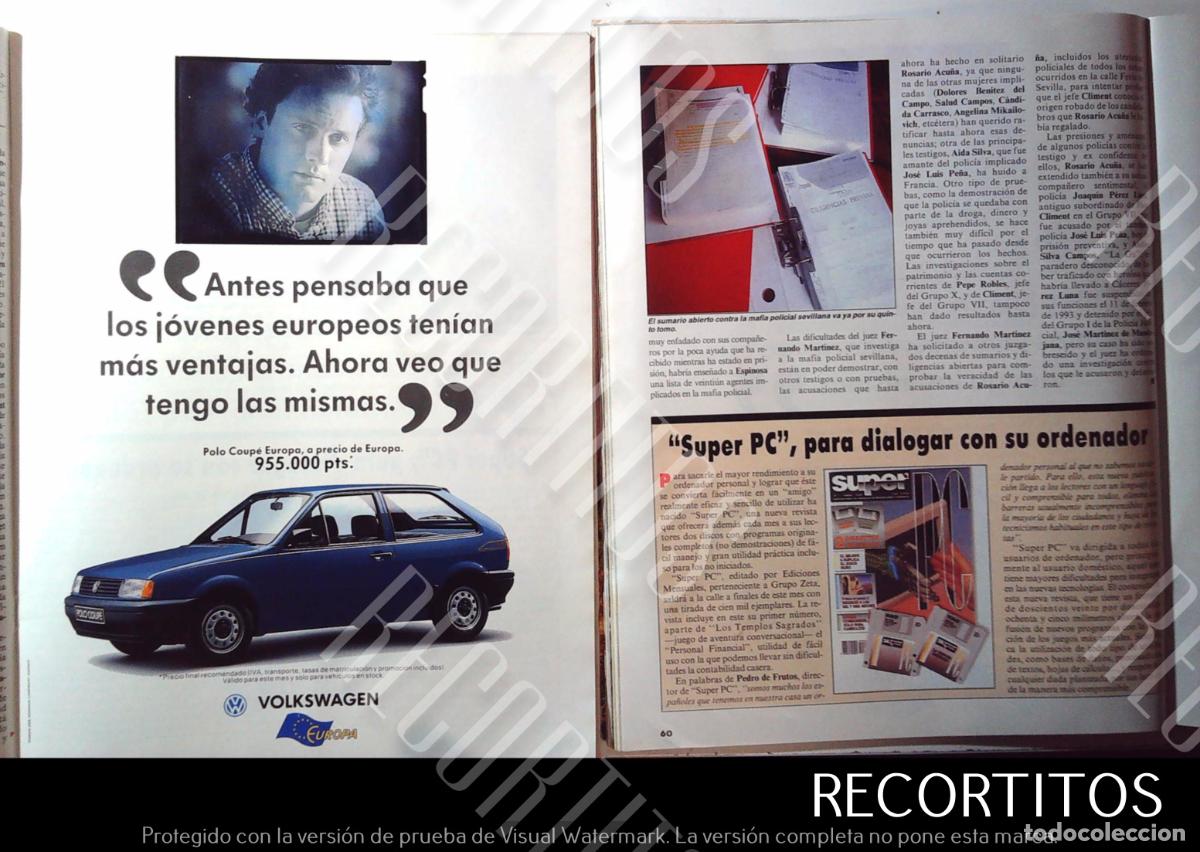 Cine: VOLKSWAGEN EUROPA POLO COUPE ANUNCIO PUBLICIDAD