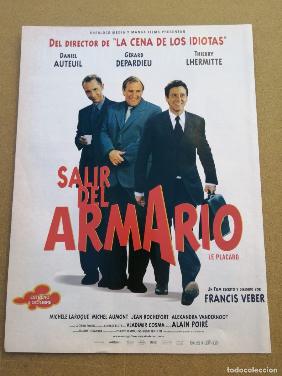 Cinema: ANUNCIO PELICULA. SALIR DEL ARMARIO (FRANCIS VEBER)