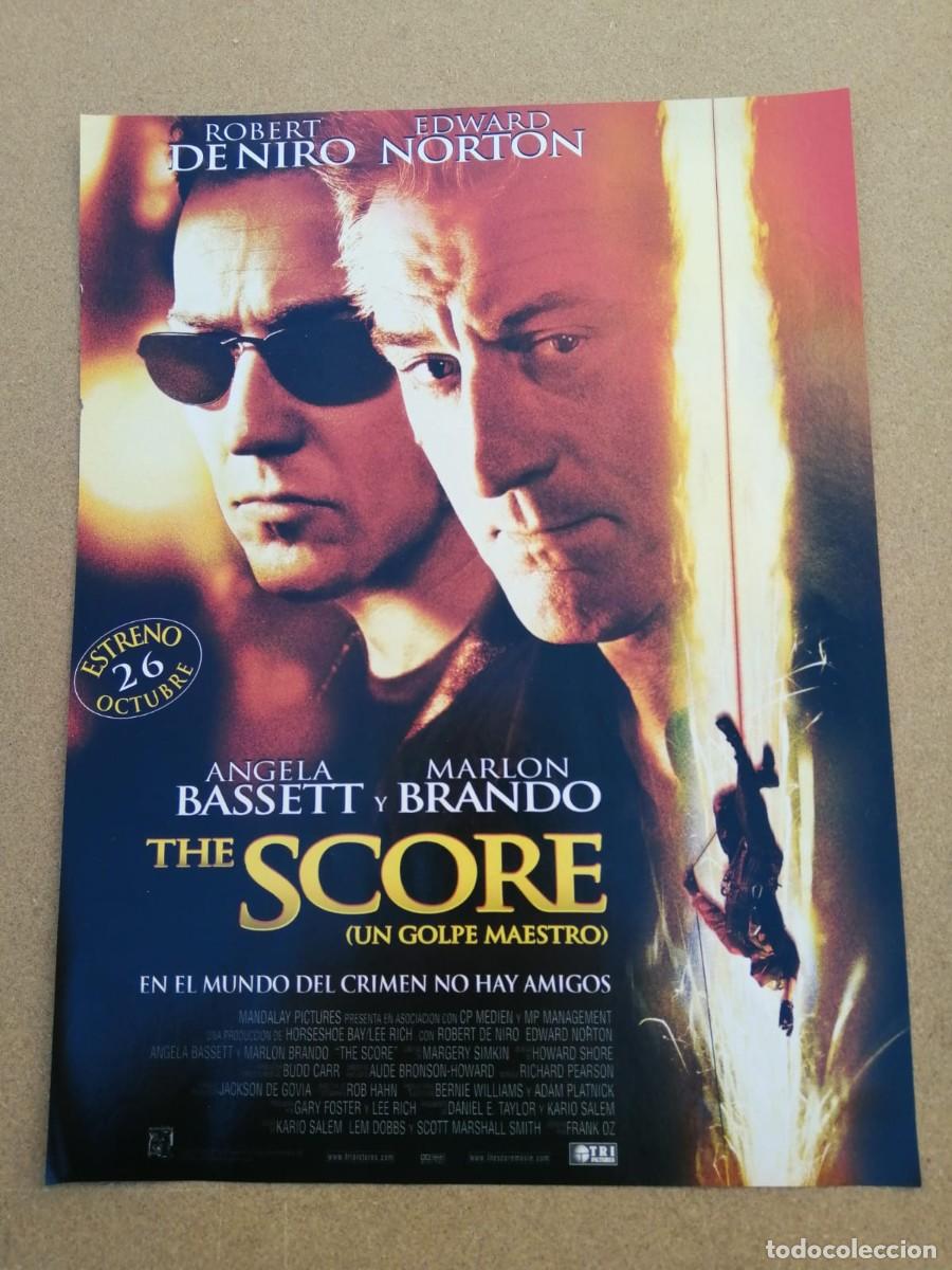 Cinema: ANUNCIO CINE. THE SCORE, UN GOLPE MAESTRO (FRANK OZ)